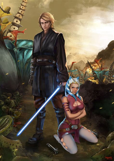 ArtStation - Anakin and Ahsoka at the Second Battle of Felucia