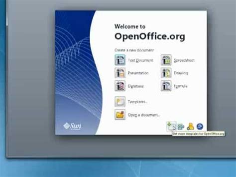 How to use Templates in OpenOffice.org - YouTube