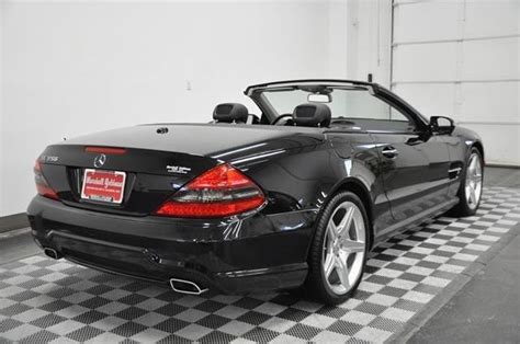 2009 MERCEDES BENZ SL550 IN BLACK 24900 MILES 19 AMG WHEELS