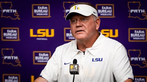 WATCH – Video of LSU head football coach full media press conference ...