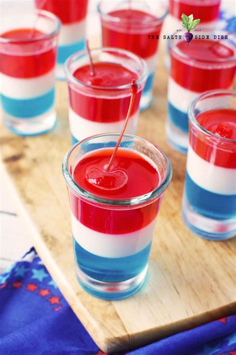 Red White and Blue Jello Shots Recipe | Salty Side Dish