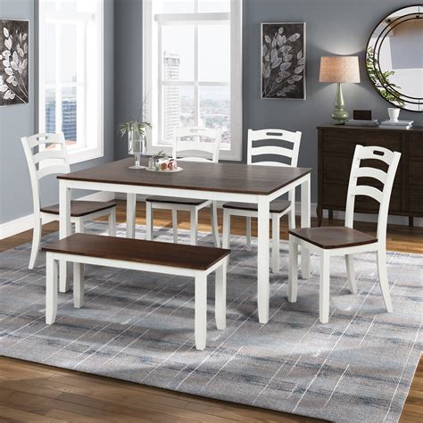 Dining Table And Chair Set For 6 ~ Jofran Carlyle Crossing 6-piece ...