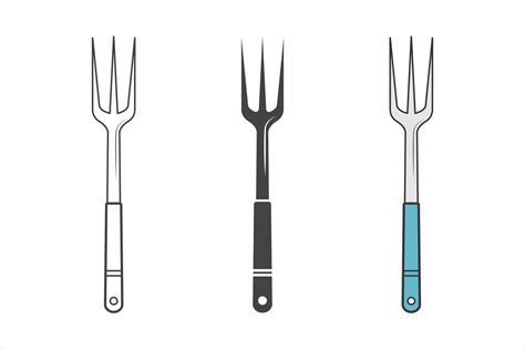 Fork Vector, Fork illustration, Cooking Fork Silhouette, Restaurant Equipment, Cooking Equipment ...