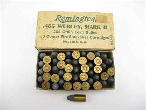 COLLECTIBLE REMINGTON .455 WEBLEY MARK II AMMO