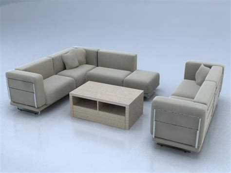 3d ikea modular sofa model