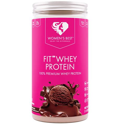 Women's Best Fit Pro Premium Whey Protein Powder, Chocolate, 24g ...