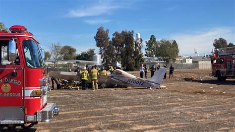 San Diego plane crash: Small aircraft crashes at Montgomery Field in Kearny Mesa