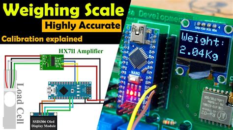 HX711 Load Cell Arduino | HX711 calibration | Weighing Scale | Strain ...