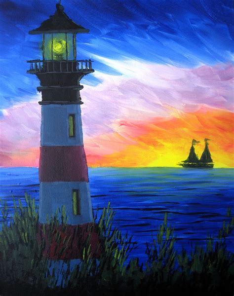 809 best Lighthouses PaintIng Art images on Pinterest | Watercolors ...