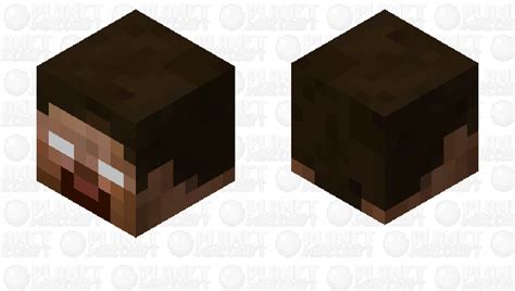 Giant Despicable Floating Herobrine Head Minecraft Mob Skin