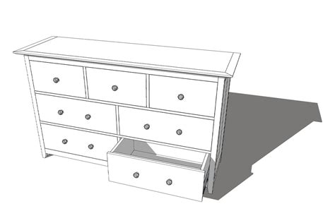 Woodworking Plans Dresser Build Plan DIY Dresser Modern - Etsy