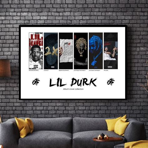 LIL DURK Album Cover Poster Professional Print in HD | Etsy