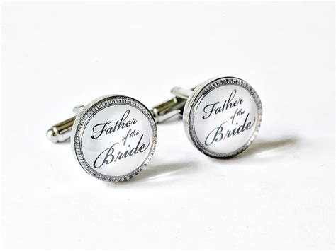 Wedding Cufflinks Father of the Bride Very Elegant Wedding - Etsy