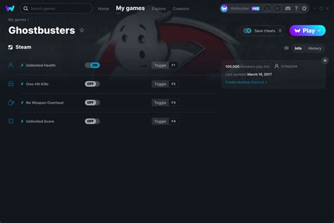 Ghostbusters Cheats and Trainer for Steam - Trainers - WeMod Community