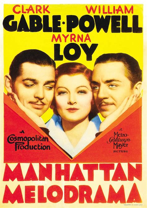 Happyotter: MANHATTAN MELODRAMA (1934)