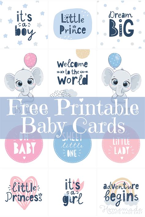 Printable Card For Baby Shower - Printable Cards