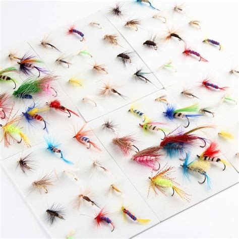 TOP QUALITY DRY FLY LURES 120PCS VARIOUS FLY FISHING TACKLE FLY FISHING ...