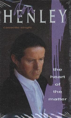 Don Henley The Heart Of The Matter US cassette single (442744)