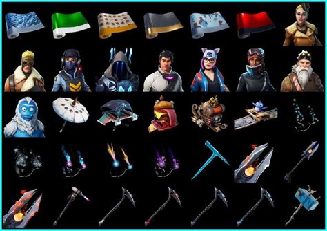 Fortnite Season 7 Leaked Skins & Cosmetics - Pilot Skins, Yeti Skin, Winter Cosmetics - Elecspo