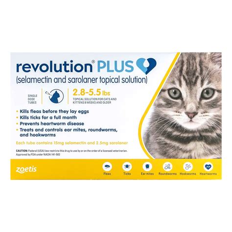 Revolution Plus for Cats | Buy Revolution Plus Flea Tick & Heartworm ...