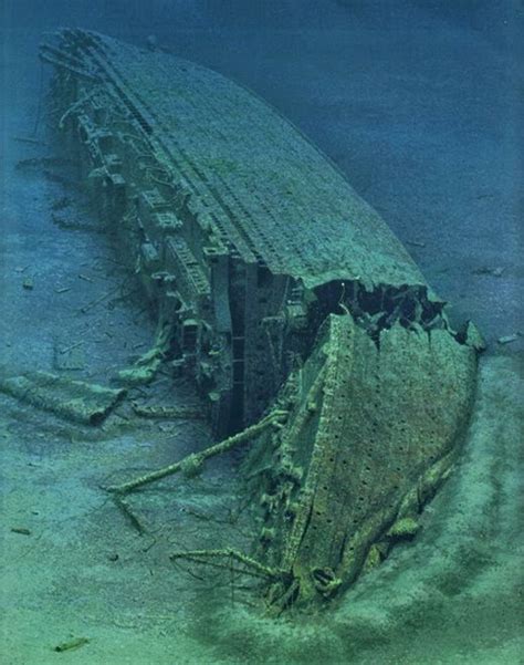 Ocean Superliners: Artist rendition of the wreck of RMS Britannic.