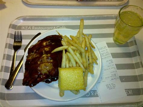 Nate's Plate - Funny low-brow food reviews and taste tests: $7.99 Ikea ribs dinner combo