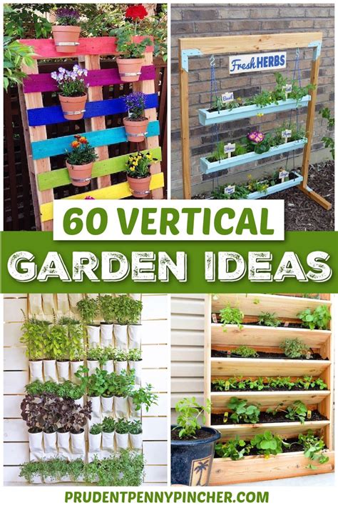 60 DIY Vertical Garden Ideas for Small Spaces - Prudent Penny Pincher