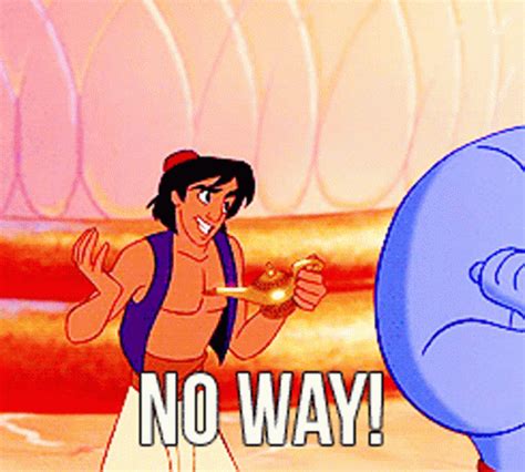 Aladdin Genie GIF - Aladdin Genie No Way - Discover & Share GIFs