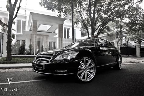 Classy Black Mercedes S-Class on Forged Rims — CARiD.com Gallery