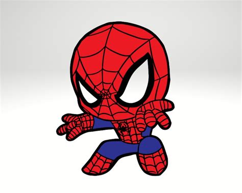 Baby Spiderman SVG File - Etsy