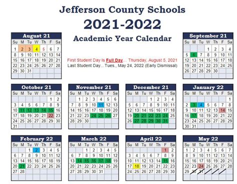 Jcps School Calendar 2021 - 2022 - academic calendar 2022