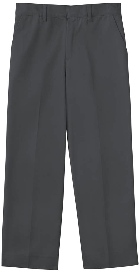 Classroom School Uniforms Adult Flat Front Pant 50364, 29, Slate Gray ...