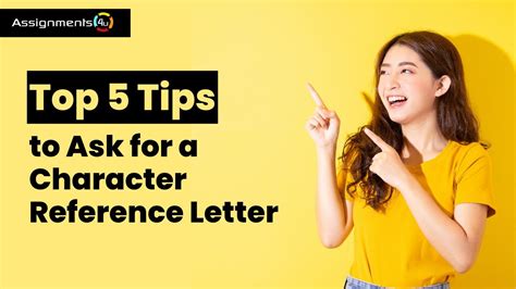 Top 5 Tips to Ask for a Character Reference Letter - YouTube