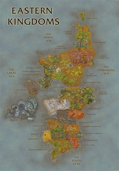 I've stitched together the Eastern Kingdoms zones in an attempt to form a seamless, high quality ...