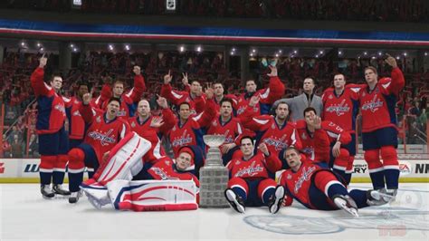 NHL 14 - Washington Capitals Stanley Cup Championship Celebration - YouTube