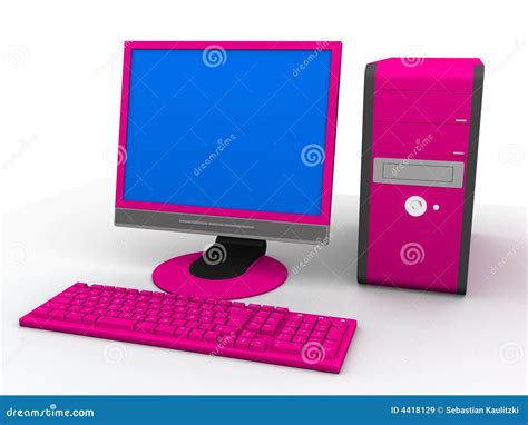 Pink Computer Royalty Free Stock Images - Image: 4418129