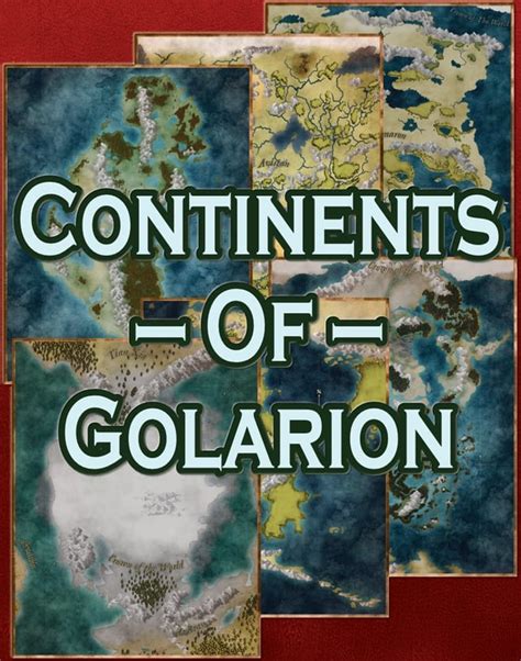 Continents of Golarion 6-Map pack on PFI : r/Pathfinder2e