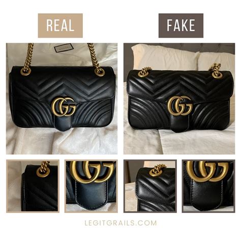 Top 40+ imagen fake gucci purse vs real - Abzlocal.mx