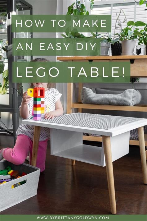 How to make an easy DIY Lego table with storage! | Lego table, Lego table diy, Lego table with ...