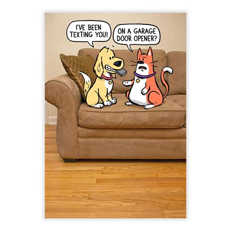 Dog Texting Cat Funny Birthday eCard - eCards | Hallmark