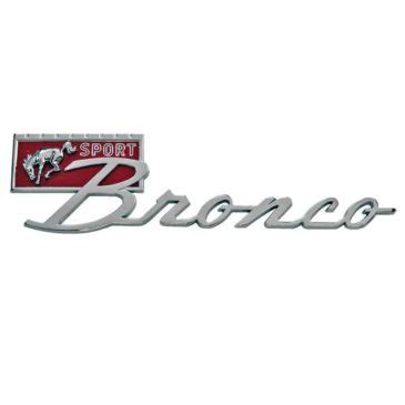 Ford Bronco Emblems Archives - Bronco Corral