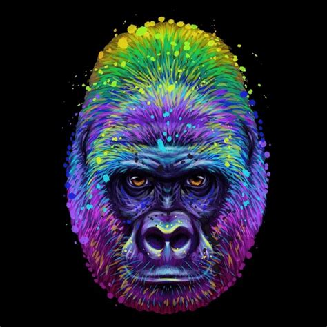 15,709 Art Gorilla Face Images, Stock Photos, 3D objects, & Vectors | Shutterstock