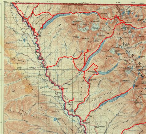 Glacier National Park Interactive Map - North Fork