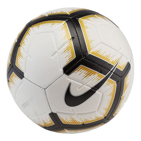 Nike Strike Size 5 Soccer Ball - White/Black/Gold in 2021 | Soccer ball ...