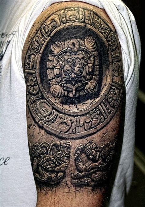 21 ideas de tatuajes mayas | Tatuaje de ilusión óptica, Increíbles tatuajes 3d, Tatuajes 3d