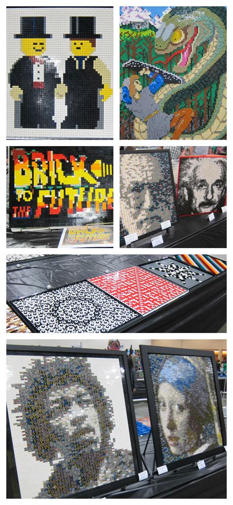 Lego Mosaics at the Brickworld Convention – Art is Basic | An ...