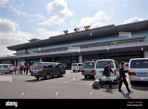 Pyongyang, North Korea - April 29, 2019: Building of the Pyongyang ...