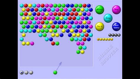 BUBBLE SHOOTER Game Walkthrough - YouTube