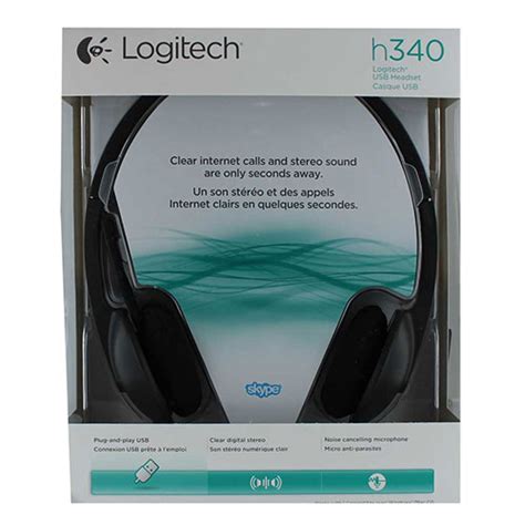 Logitech Headset H340 with Noice isolation and Microphone – Linktech