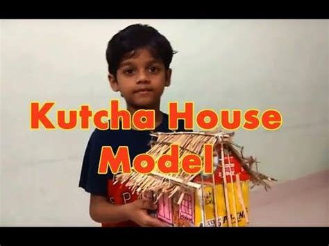 Kutcha House Model | How to Make Kutcha House Model for School Project ...